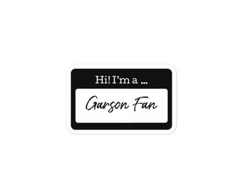 Hi! I’m a Swanson, Stanwyck, Hepburn, Crawford, Lombard, Bankhead, Garson, Tierney, McDaniel, Fan sticker