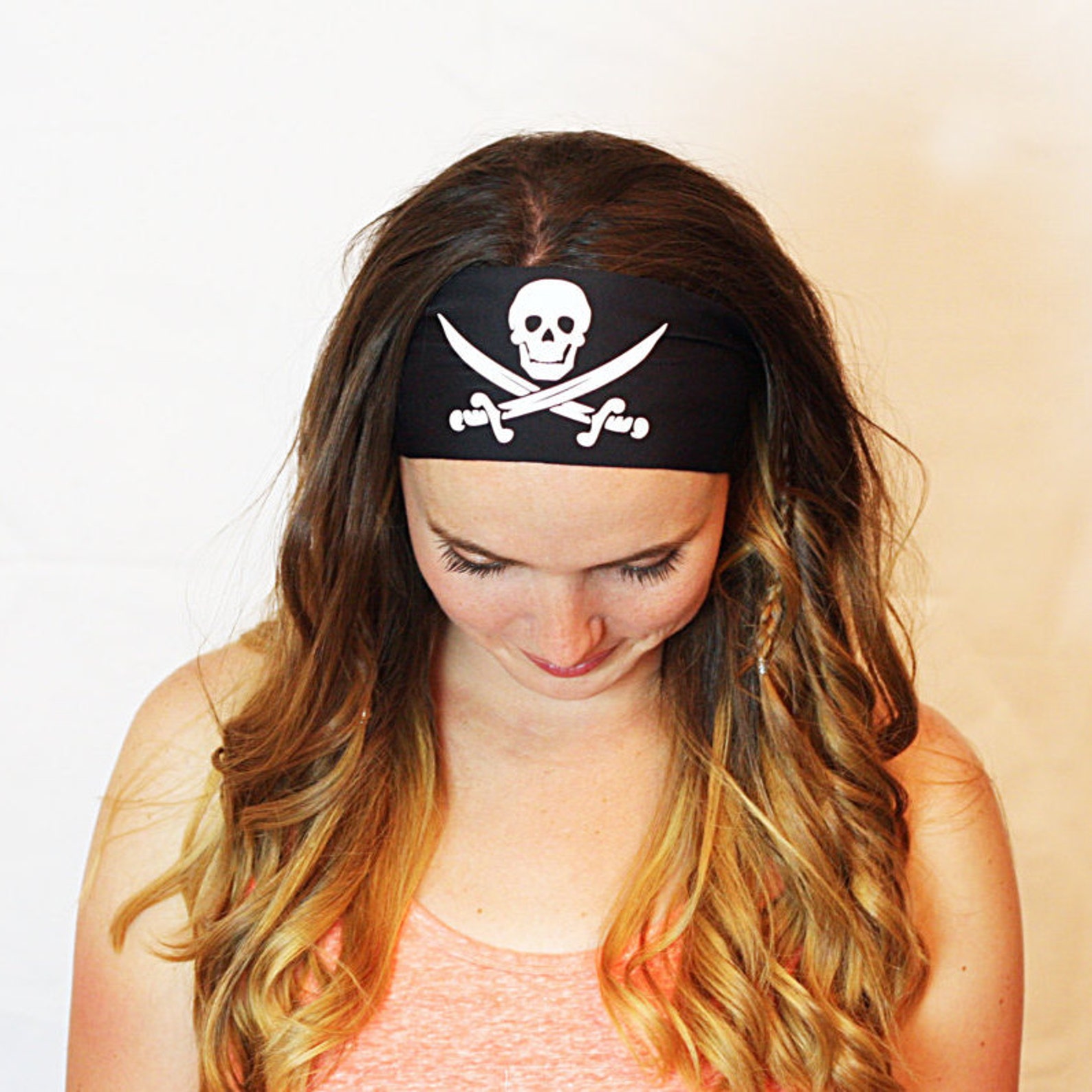 Pirate Headband Yoga Headband Workout Headband Fitness Etsy
