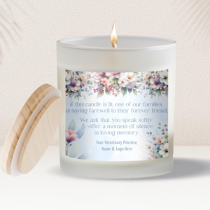 Moment of Paws Veterinärkerze, Haustier-Kerze, Haustier-Kerze, Regenbogen-Brücken-Kerze, Haustier-Passkerze für Tierärzte, 8 Designs