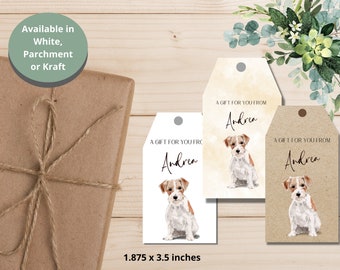 DOG Gift Tags, Custom Gift Tags, Personalized Gift Tags, Dog Lover Gift, Gift Tags, Holiday Gift Tags, Dog Breed Gift Tags, Family Gift Tags
