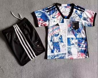 Maillot de football japonais 2022 édition Anime pour enfant