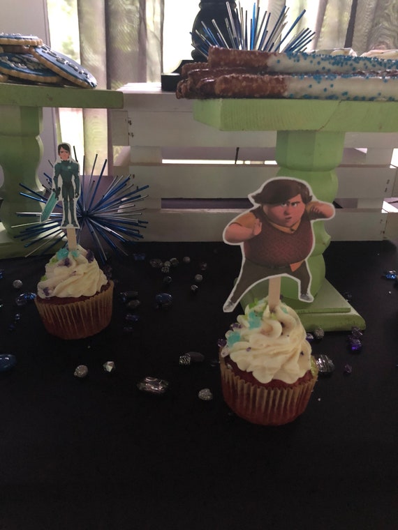 Troll Chasseurs Cupcake Toppers Etsy Troll Chasseurs Cupcake Toppers Etsy