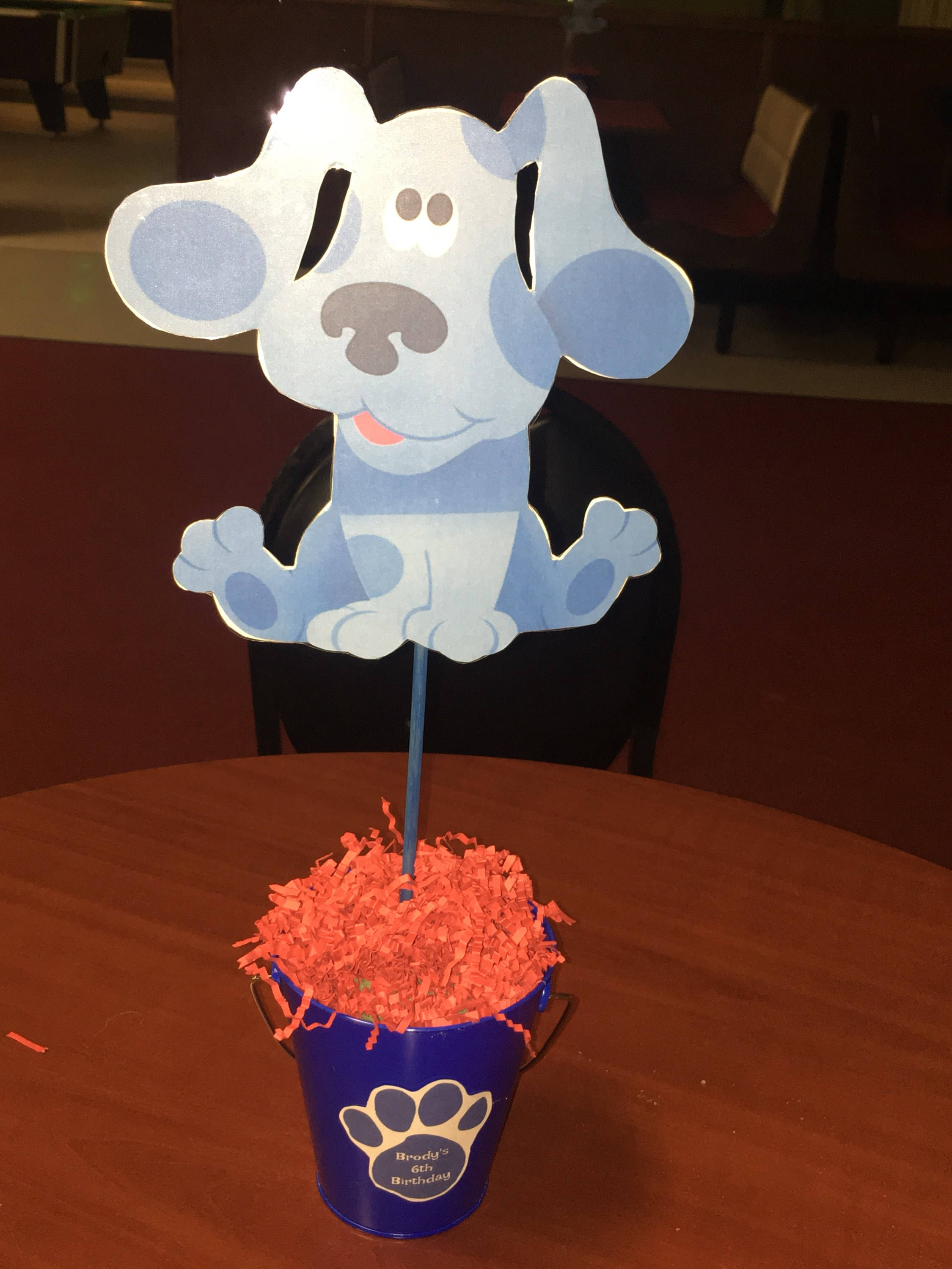 Blues Clues centerpieces for AMBER Etsy