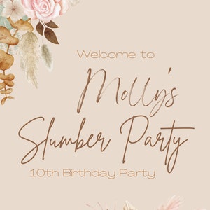 BOHO Sleepover printable package jpg.