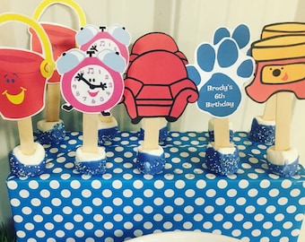 Blues Clues Cupcake/Dessert Toppers