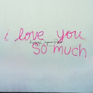 Austin Texas I Love You Graffiti Wall Fine Art Photography