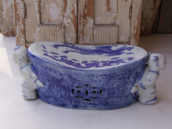 Antique chinese porcelain pillow online