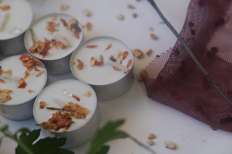 Peach & Papaya Soy Tea Lights Vegan tea lights Handmade Etsy