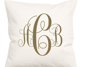 Monogram Pillow Cover, Monogram, Pillow, Home Decor, Monogrammed Pillow, Pillow Case, Monogram, Monogram Pillow, Monogrammed, Decor