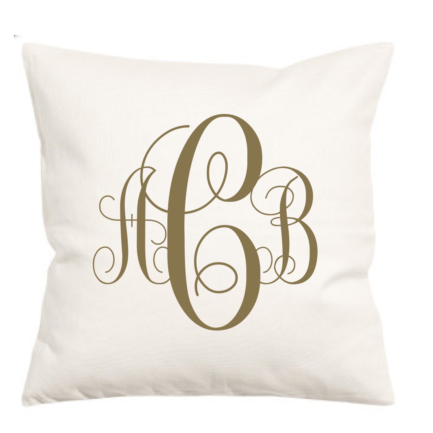 Monogram Pillow Cover Monogram Pillow Home Decor Etsy