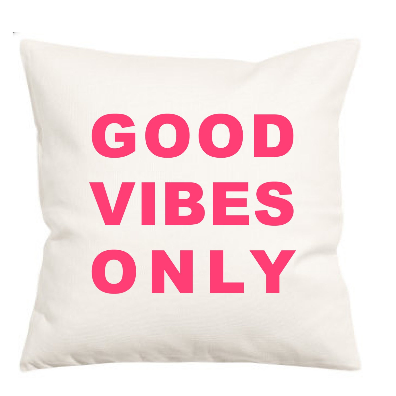 Good Vibes Only Pillow Good Vibes Only Pillow Home Decor Etsy