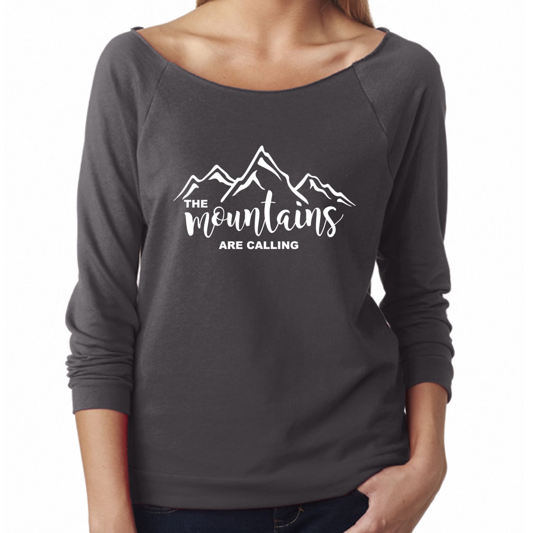The Mountains Are Calling Shirt Mountain Shirt Hiking Shirt - Etsy