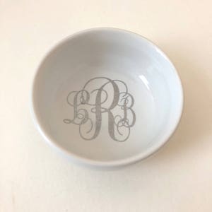 Monogram Ring Dish, Ring Dish, jewelry dish, monogram, monogrammed, bridesmaids gift, bride gift, gift, engagement gift, birthday gift