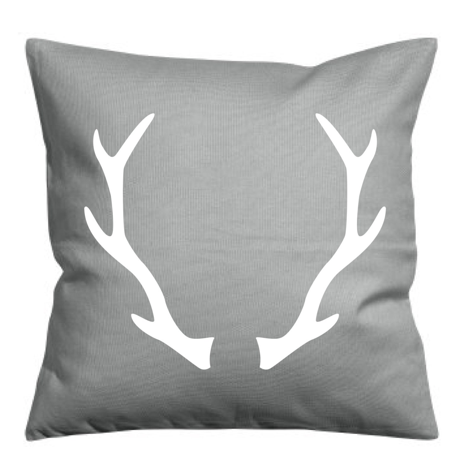 Antler Pillow Cover Antlers Pillow Home Decor Antlers Etsy