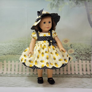 Bee Happy is a Handmade Outfit for an 18 Inch Doll Such as American ...