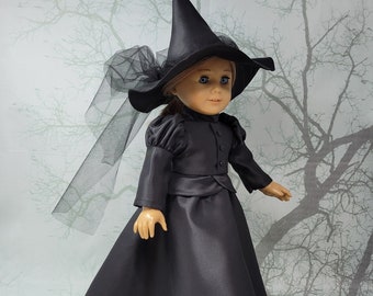 Witch costume for an 18 inch doll such as American Girl and others