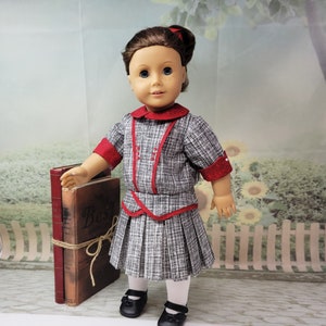 Historical dress and tights for an 18 inch doll such as American Girl and others