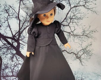 Elphie Witch costume with opt cape for an 18 inch doll