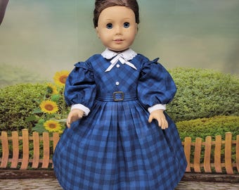 Anabelle is a historical dress and pantaloons for an 18 inch doll