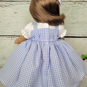 Robe inspirée de Dorothy pour une poupée de 18 pouces telle qu'American Girl, et d'autres image 6