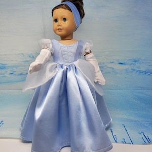 Cinderella a handmade gown for an 18 inch doll
