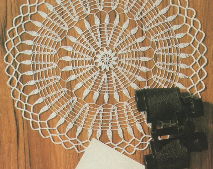 Doily Crochet Pattern PDF Doily Table Mat, Placemat, Table Centre, Round Doily, Mandala, Vintage Crochet Patterns for the Home, Download