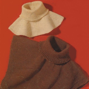 Womens and Mens Polo Neck Windcheaters - Collar Inserts Knitting Pattern PDF Neck Warmers, Winter Accessories Knitting Patterns, Download