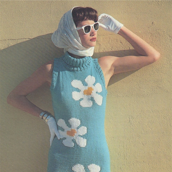 Sleeveless Dress Knitting Patterns Etsy UK