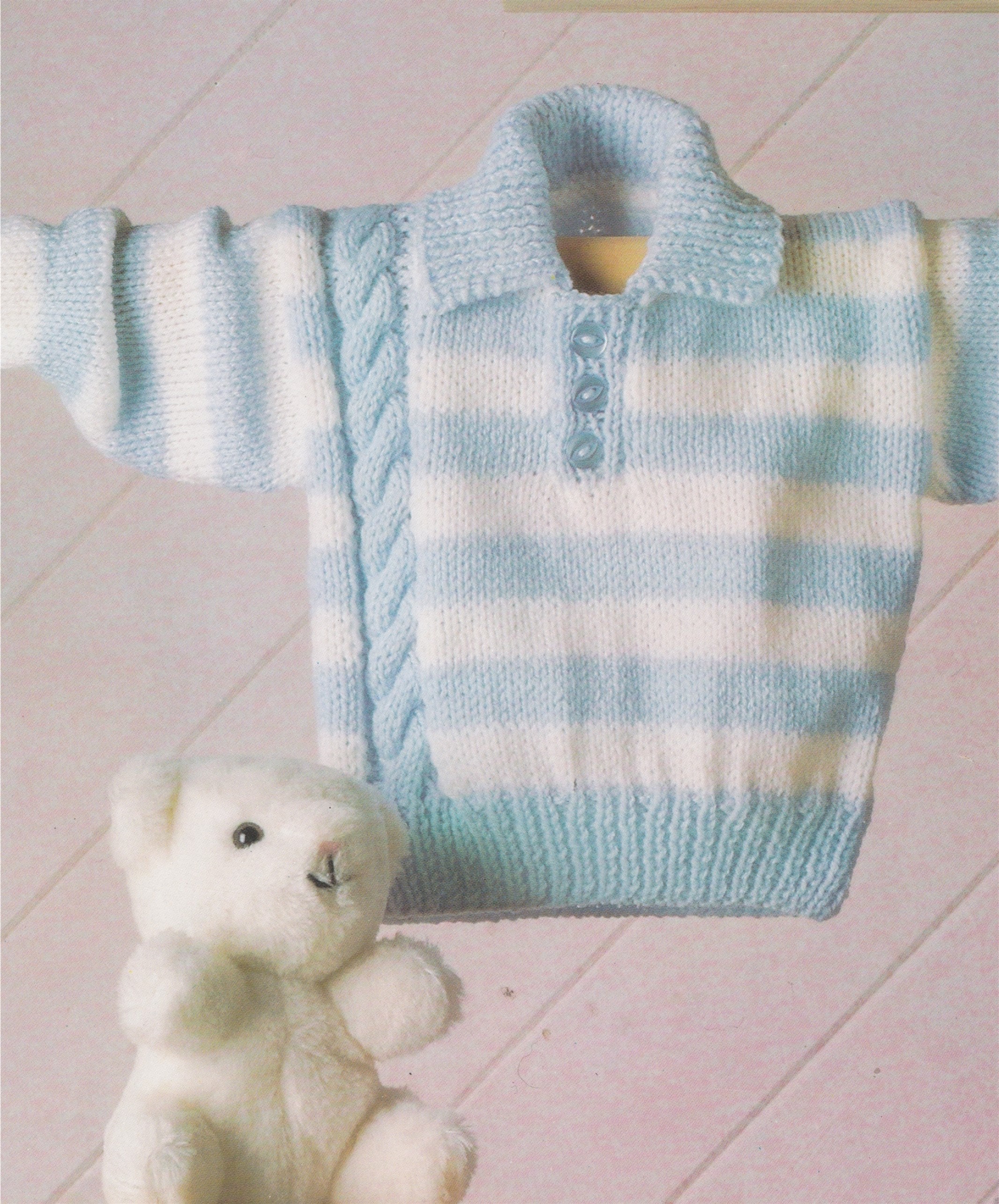 Stripe Monogram Sweater – BuBi Children