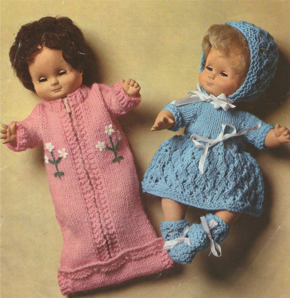 doll dress knitting pattern