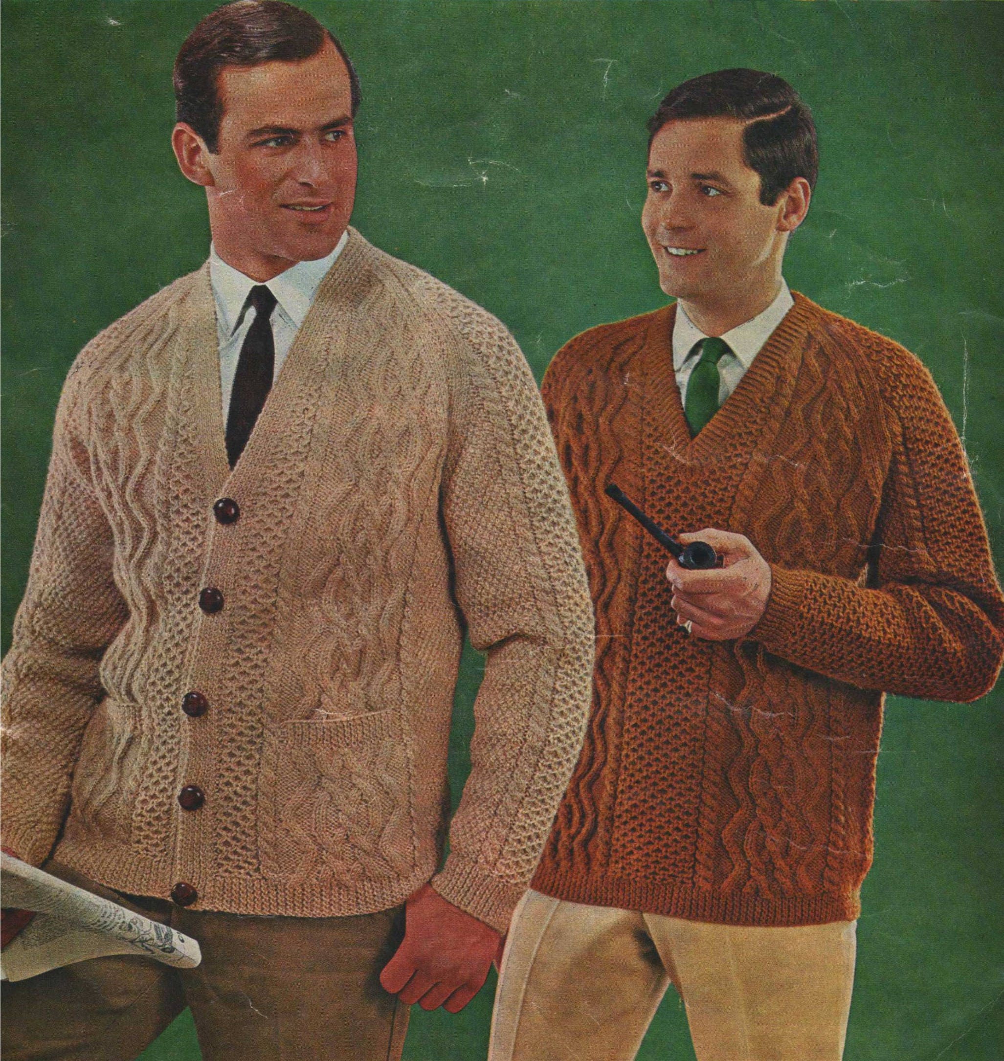 mens aran cardigan knitting patterns