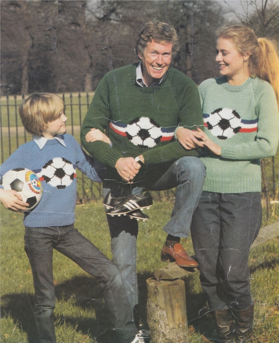 Football Sweater Knitting Pattern PDF 