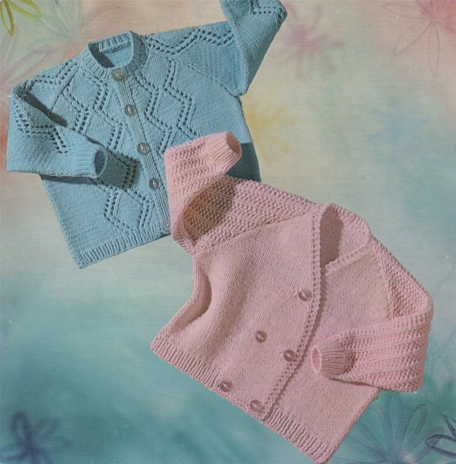 Baby Cardigan Knitting Pattern Pdf Boys Or Girls 20 Inch