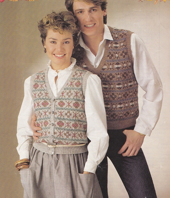 fair isle waistcoat ladies