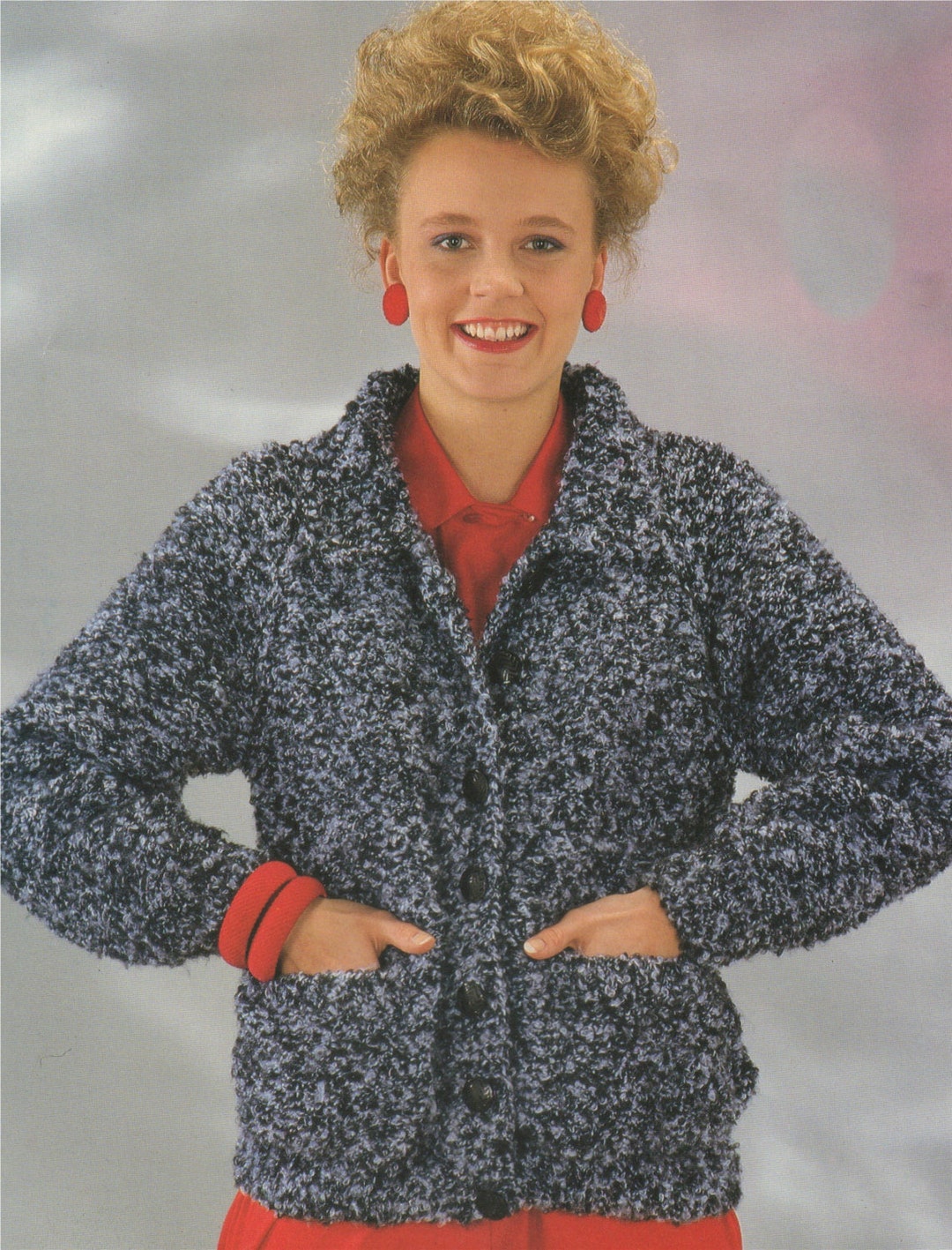 Womens Jacket Knitting Pattern PDF Ladies 32 34 36 38 40 - Etsy UK