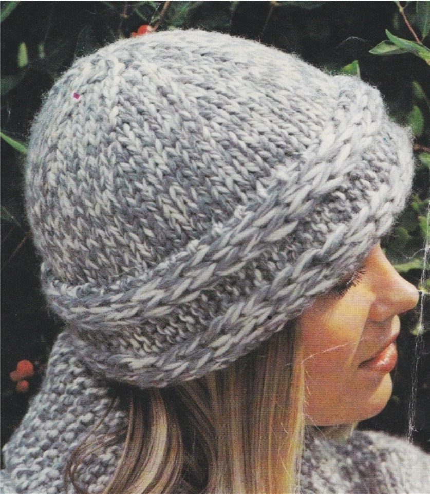 Hat Knitting Pattern PDF in 4 Designs for Women Super Chunky | Etsy