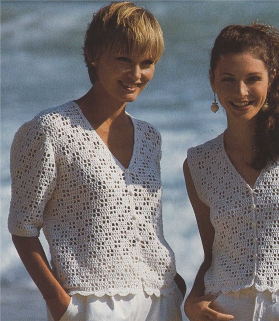 Womens Cardigan and Waistcoat Crochet 