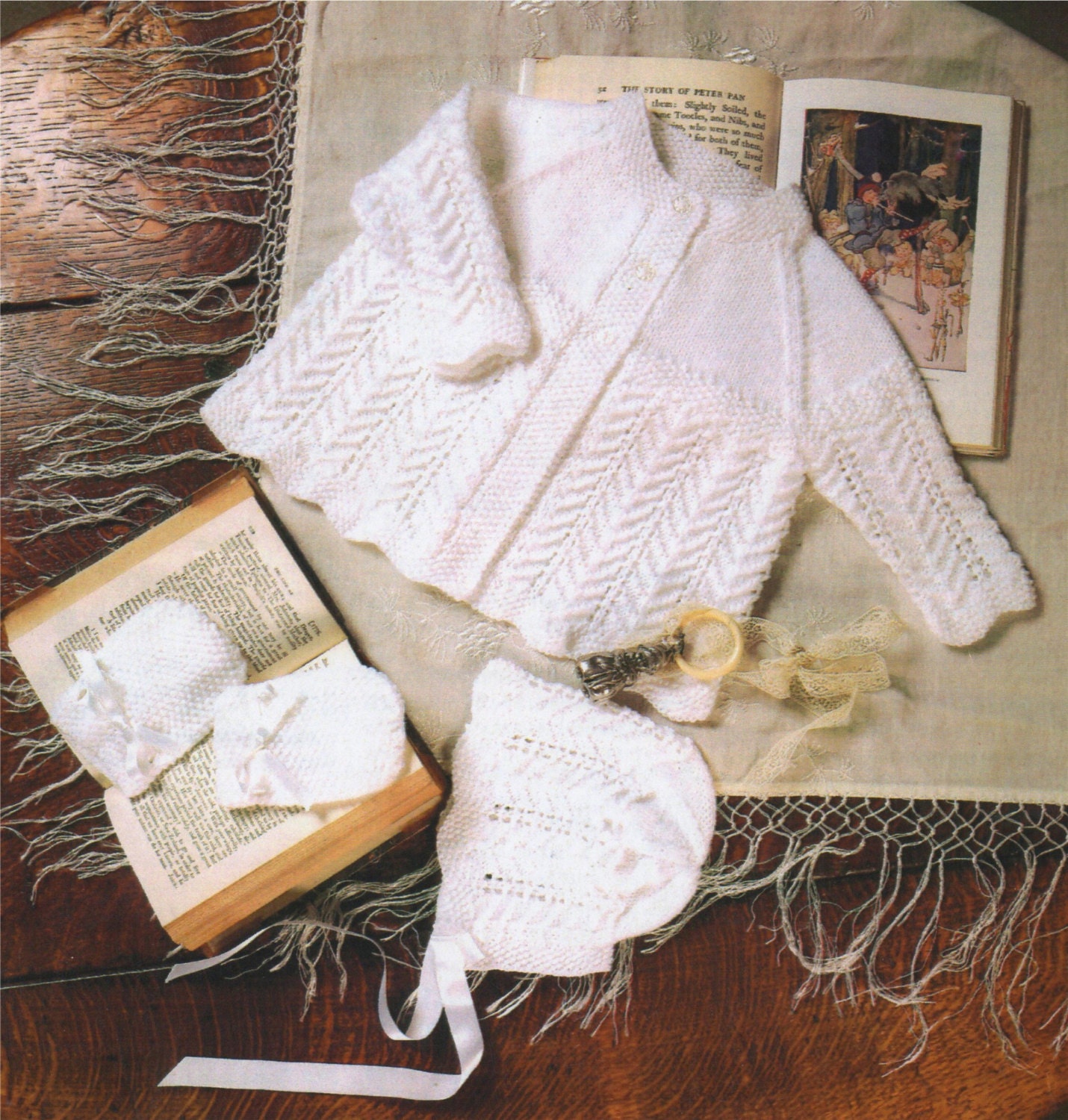 baby boy matinee jacket knitting patterns