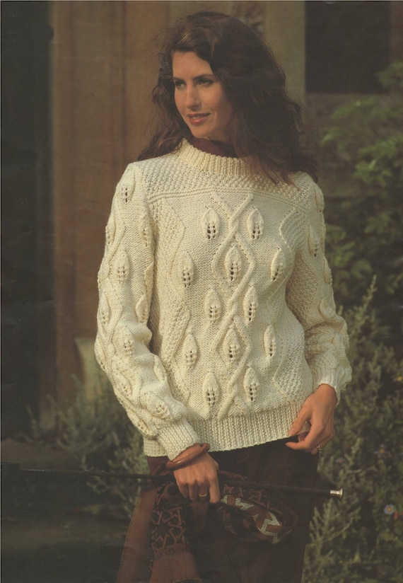 aran jumper womens