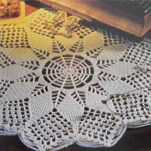 Doily Crochet Pattern PDF Doilies, Round Table Mat, Ornamental Decorative Doily, Table Linen Pattern, Vintage Crochet Patterns for the Home