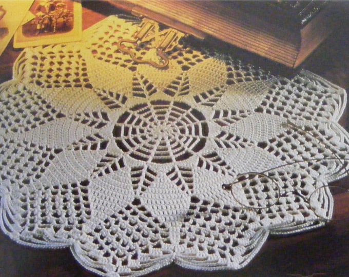 Doily Crochet Pattern PDF Doilies, Round Table Mat, Ornamental Decorative Doily, Table Linen Pattern, Vintage Crochet Patterns for the Home