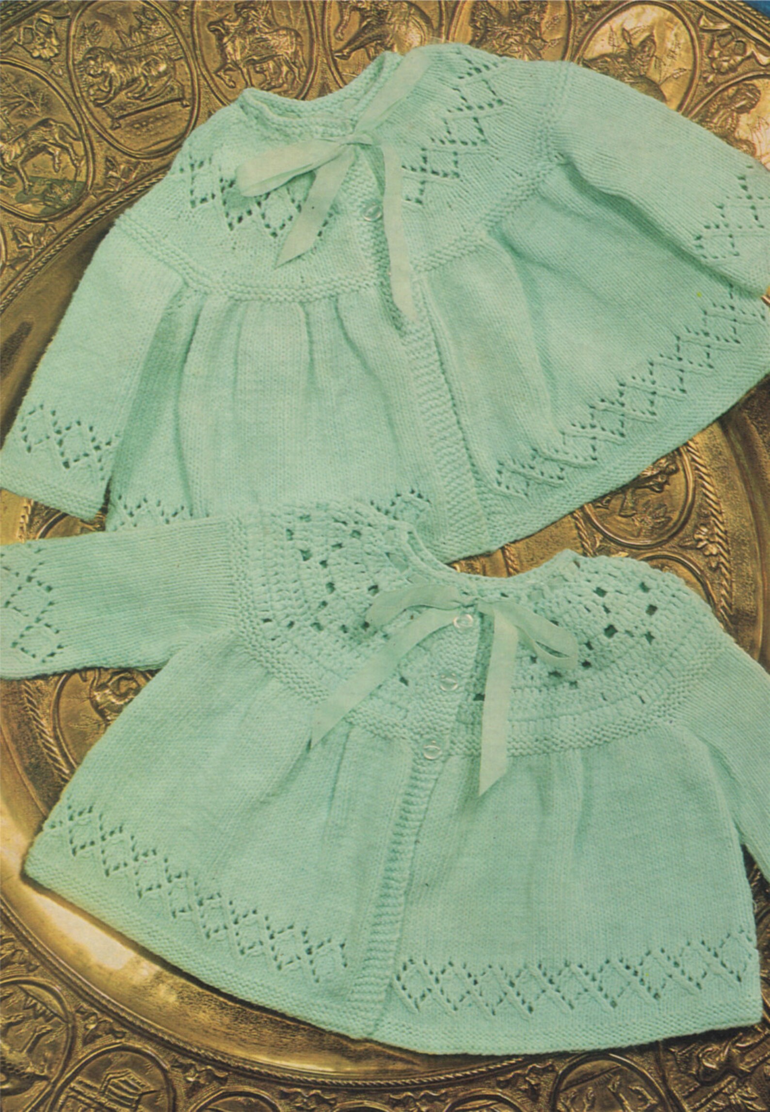 Baby Matinee Coat PDF Knitting & Crochet Pattern Boy or Girl Etsy UK