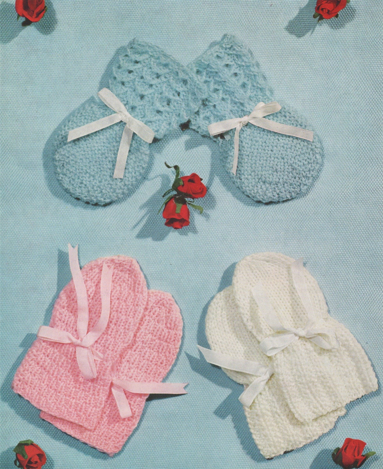 Babies Mitts Knitting Pattern PDF Baby Boys or Girls, Baby Mittens