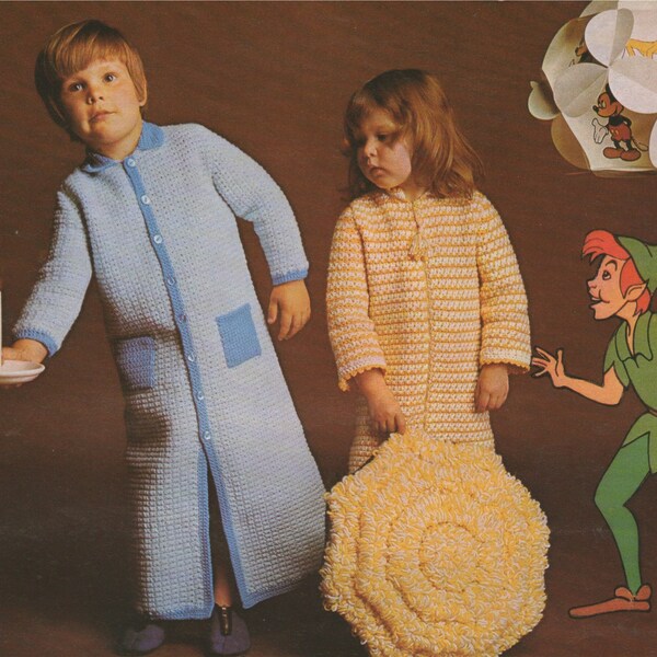 Child Housecoat Robe Etsy