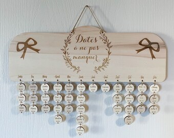Anniversaire En Bois Etsy France