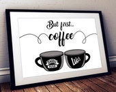Gilmore Girls Friends But first coffee poster Central Perk Luke 39 s Diner, Valentine 39 s gift coffee Lukes diner Central Perk poster Coffee art