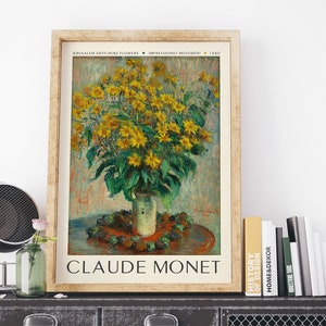 Claude Monet print, Claude Monet poster, Vintage Wall Art, oil painting, classic art print, Vintage Monet art print decor, garden nature CM2