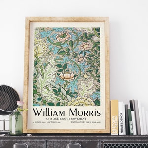 William Morris Poster, William Morris Print, Vintage Wall Art, Floral Print, Vintage Morris art print, William Morris decor, WM23 Christmas