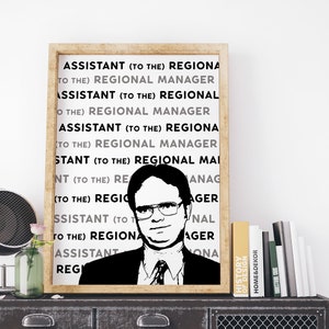 The Office Poster Dwight Schrute Regional Manager Poster office tv show print Funny Quotes Office Fan Poster Michael Scott Jim Dwight Dunder
