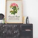 BOTANICAL PRINT Jade Plant Botanical Art Pink Flower Art Print Antique ...